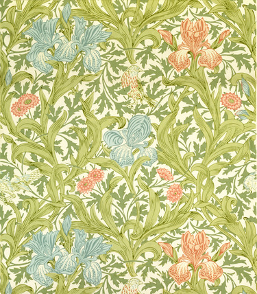 william morris wallpaper. Iris wallpaper by william