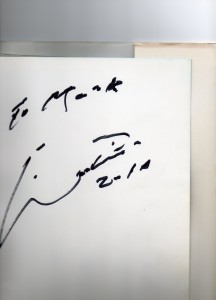 img053 The great man's autograph, born in Mozambique, record goal scorer with 9 goals at the 1966 world cup in England and European Footballer of the Year in 1965 and world soccer player of the year in the same year