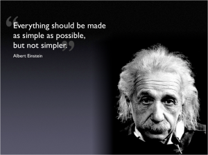 Make things simple