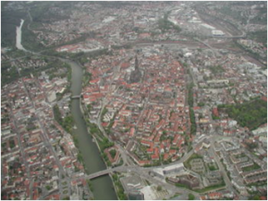 Ulm in Germany, birthplace of Albert Einstein