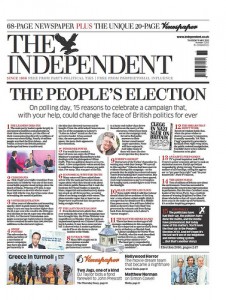 The people's election, the people have voted and they haven't voted for a Labour government or a Tory government either