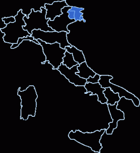 The border province in which Capello was brought up